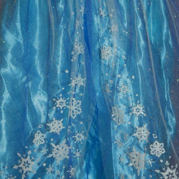 🆕Disney Frozen Elsa ❄️Snowflake Gown ❄️Dress Size: 3+Up 4-6X💥 NEW in Pac… - Picture 11 of 15
